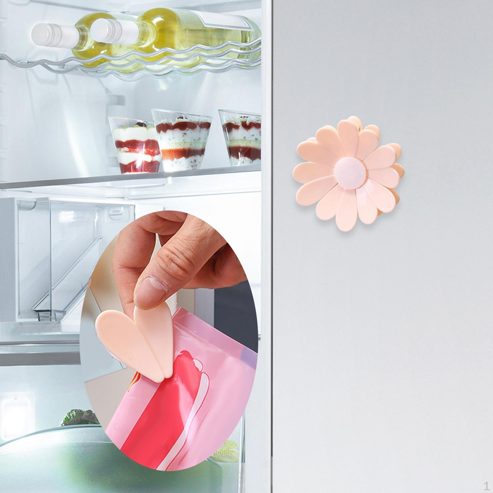 

Клипсы для пакетов с цветами, Клипсы, Декор для холодильника, Многофункциональное украшение, Клипса для запечатывания продуктов для офиса