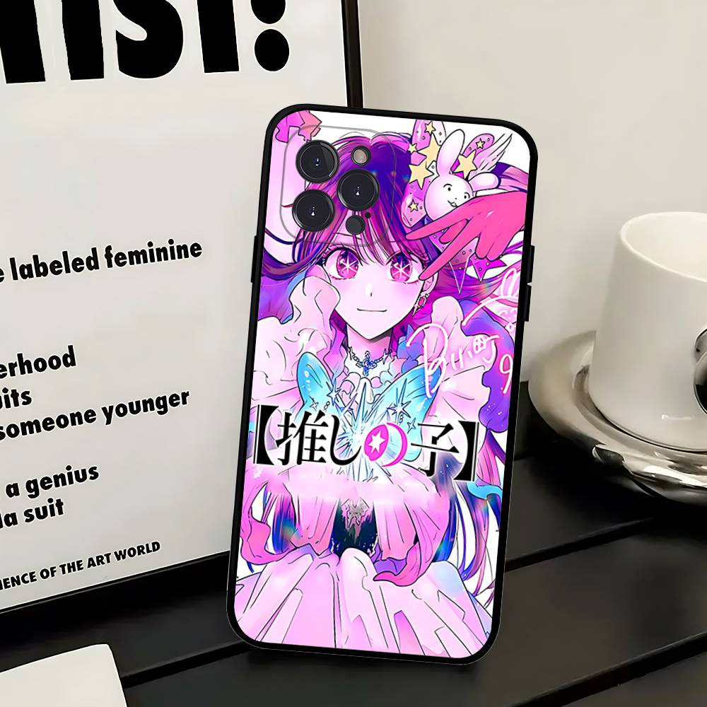 Oshi No Ko Anime Ai Hoshino Mädchen Weiche Rückseite Handyhülle Case Für IPhone 17 16 Pro Max 15 12 11 16e 13 Mini 14 15 Plus