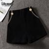 Women's High-Waist Wide-Leg A-Line Casual Shorts