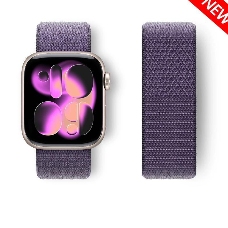 Pasek Nylonowy z Pętelką Do Pasków Apple Watch 44mm 40mm 49mm 41mm 45mm 46mm paski Bransoleta iWatch Seria 7 6 5 se 8 9 ultra 2 3 10 11