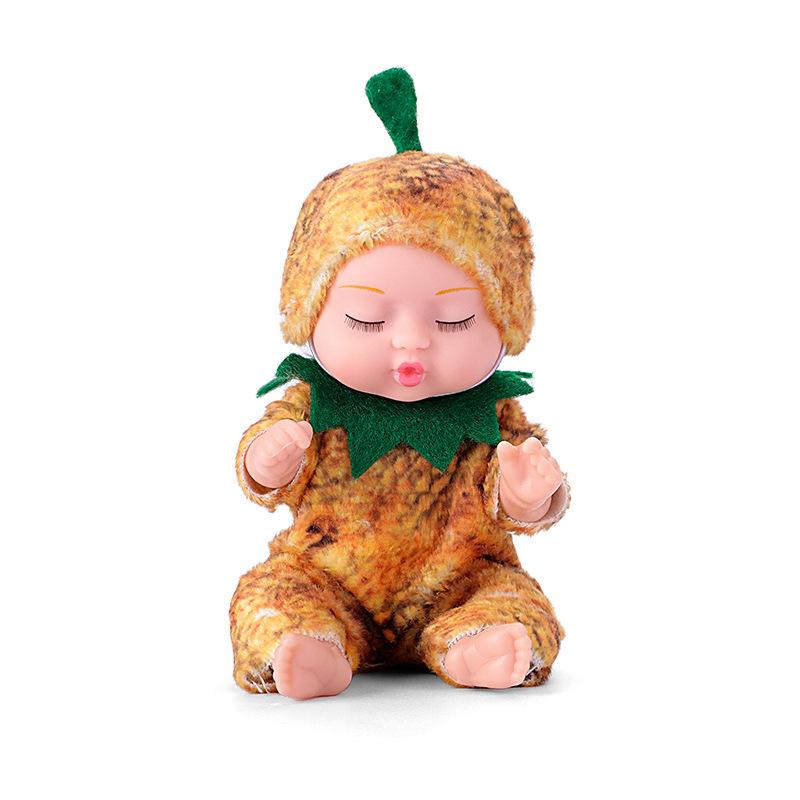 1Pc Cute Sleeping Reborn Dolls, Mini Reborn Doll Pvc Dolls Girls' And Children'S Toys Reborn Baby Doll