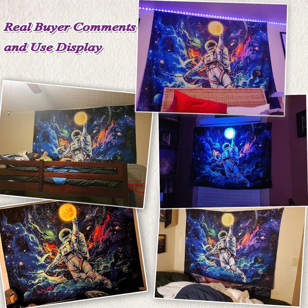 Racing Uv Blacklight Fluoresce Tapestry Room Decoration Neon-Lit Anime Car Aesthetic Wall Hanging Party Decor Backdrops Cloth