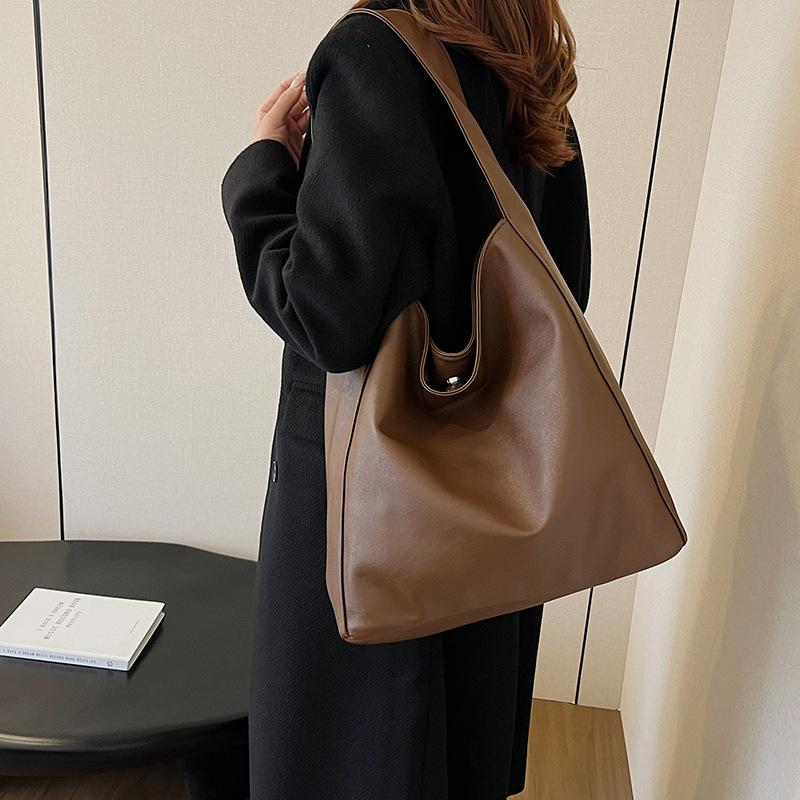 New Large-capacity Women's Bag Textured Shoulder Messenger Bag Commuter 2025 Casual Fashion Tote Bag