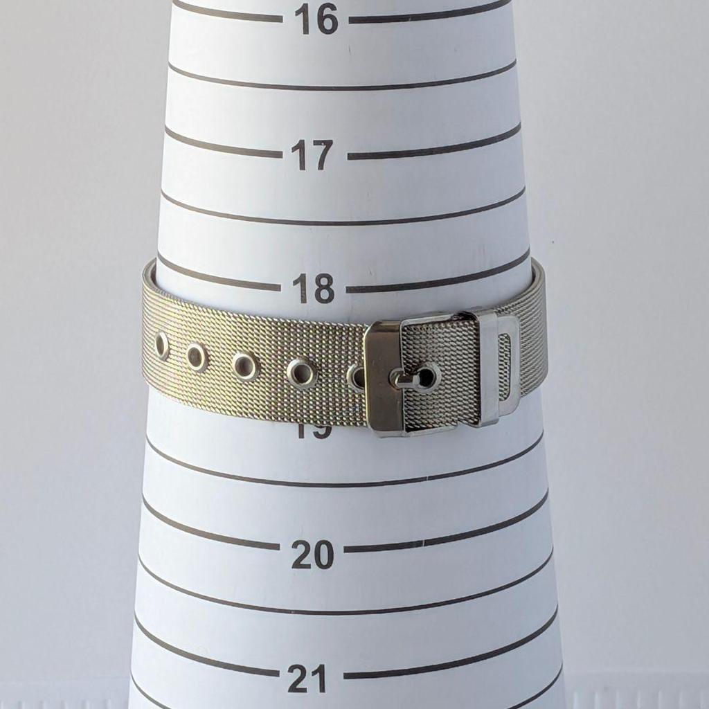 Used Working item SEIKO Seiko 5 Automatic 70s Vintage Silver Dial Sunburst Design Mesh Belt Day Date
