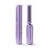 Mini Portable Hair Straightening Comb 2 in 1 Straight Curling Anti Frizz Easy to Carry Travel Friendly Hair Styling Accessory