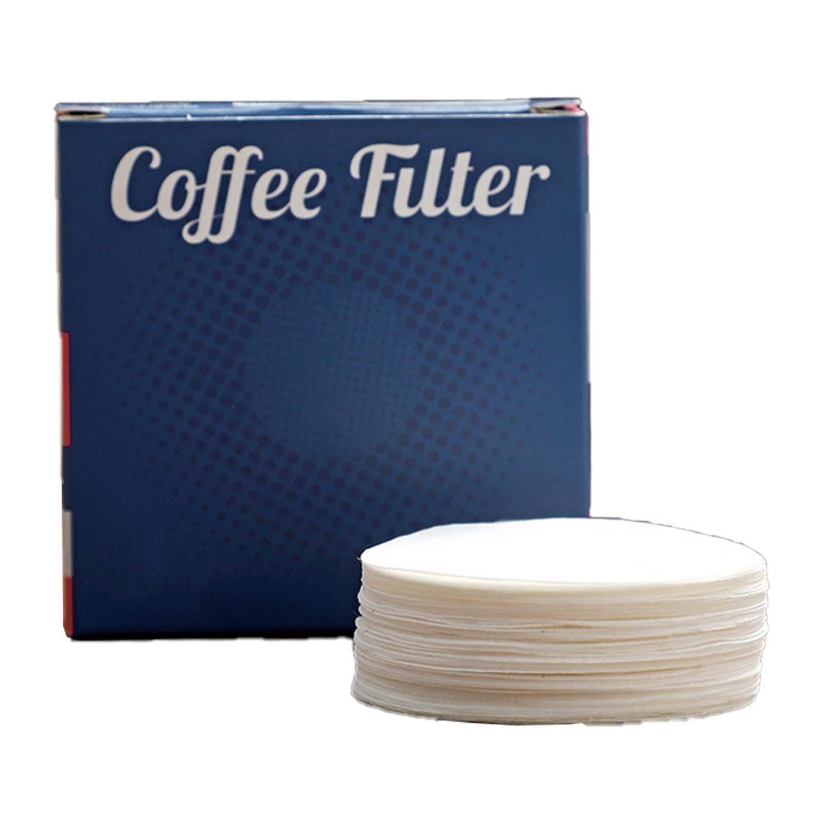 

100Pcs Not Decolorant Coffee Filter Papers for Espresso Machine Handle Heat Resistant Coffee Filters Accessories 51MM