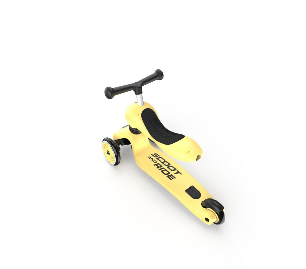 Scoot Ride Highway Kick 1 Lemon Kids Scooter Kickboard Tricycle Genuine Product 96354 & [Japanese Warranty]