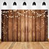 Wood Backdrop for Food Baby Portrait Photography Backdrops White Brown Wooden Board Plank Background for Party Decor Custom