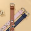Air Eye Rivet Belt Personality Women'S Belt Hollow Punk Wind Pin Buckle Belt Women
