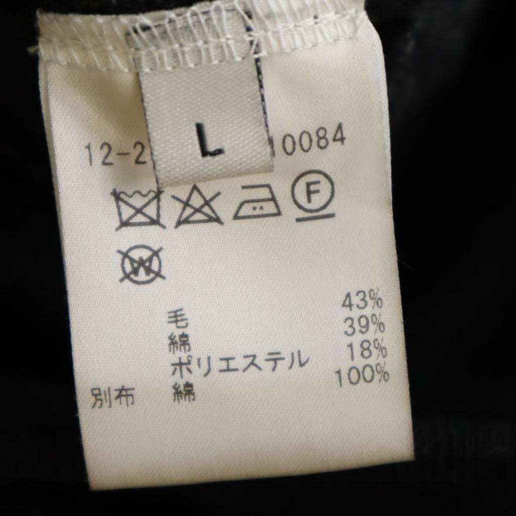 ONE GRAVITY Wool Blend Sweat Pants L Black Men's Used