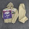 Women Jogging Men's Cotton Hoodie Jacket and Trousers Streetwear Coat Young Fashion Hooded Tops Pants