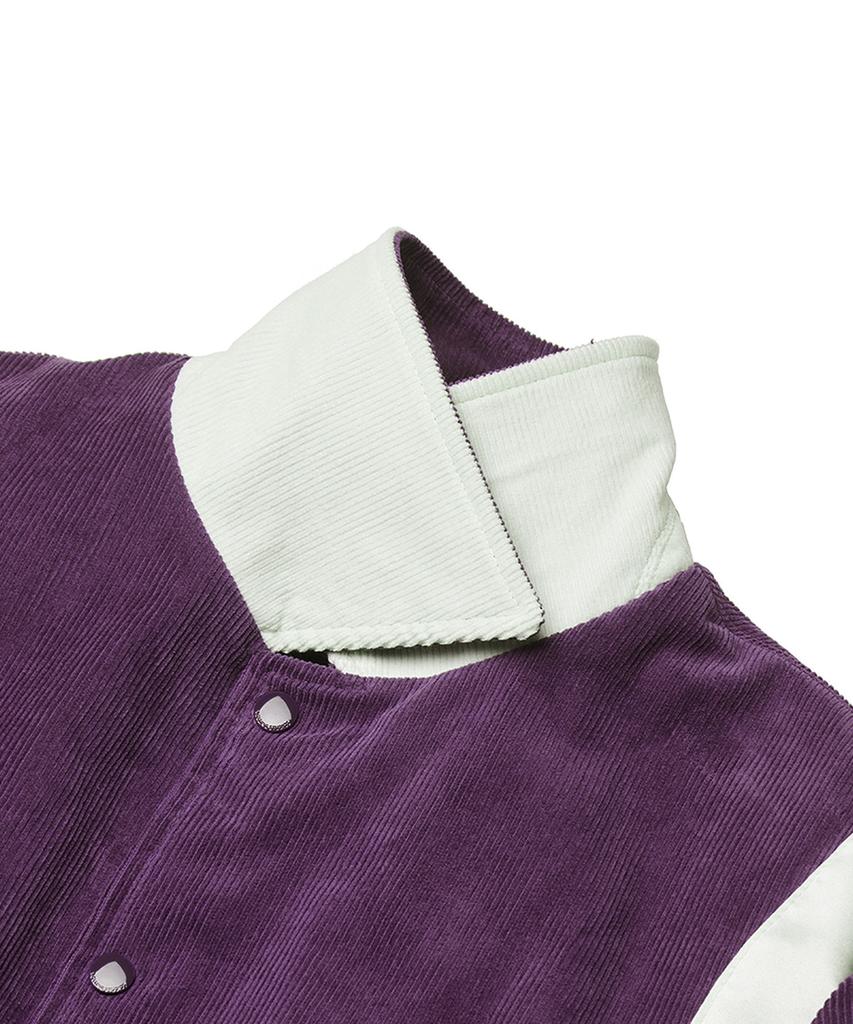 Rollingstudios Corduroy Varsity Jacket Purple