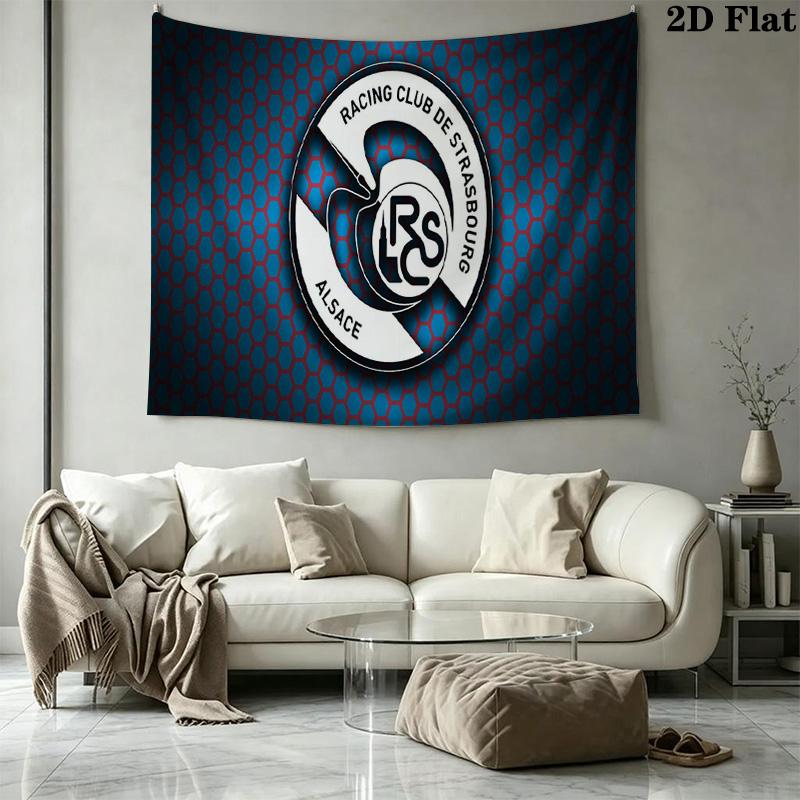 RC Strasbourg Wall Tapestry Aesthetic Wall Hanging Printed Fabric Blanket Decorative Tapestries for Bedroom Living Room Home Decor