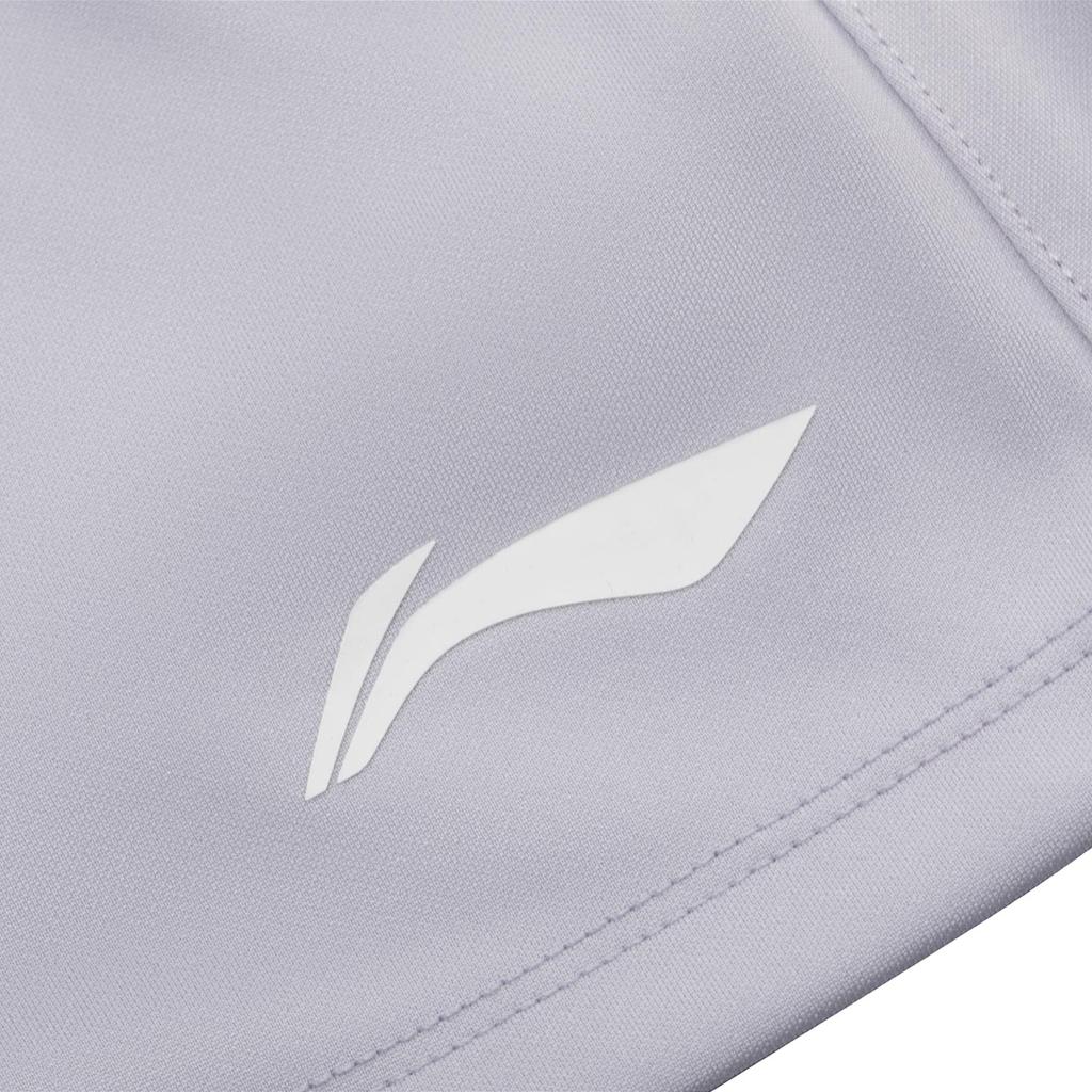 Li-Ning Letter Print Elastic Quick-Dry Sports Running Casual Shorts Women Shorts Purple ASKU218-4