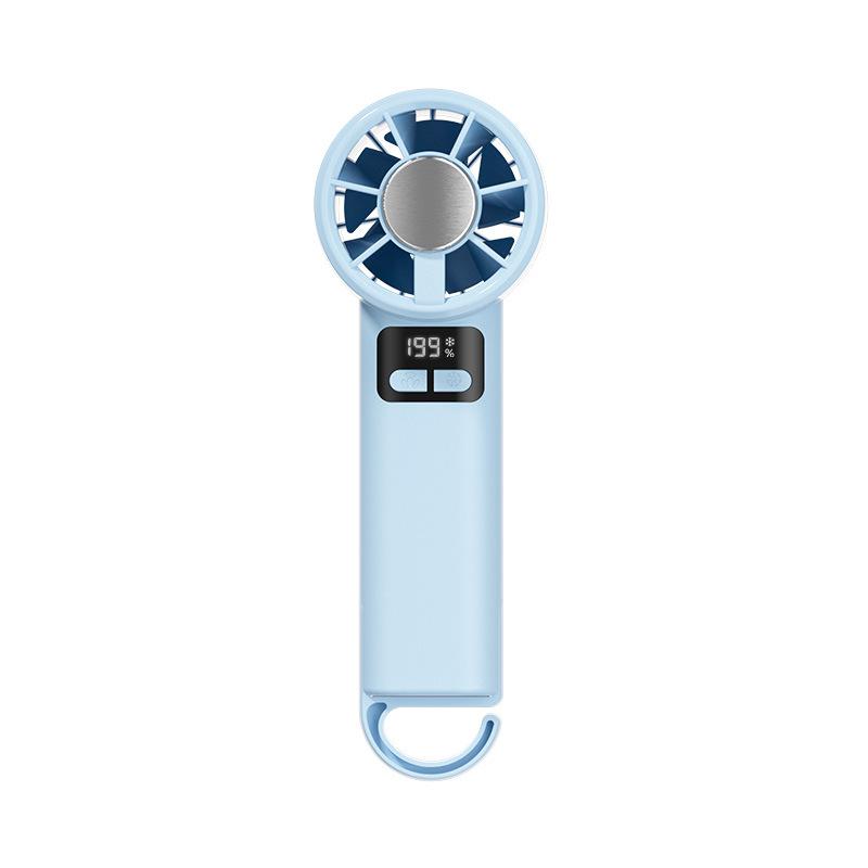 New USB Handheld Mini Fan, Semiconductor Ice Cooling Fan, 5-Speed High-Speed Turbo Violent Fan, Portable Outdoor Cooling Gadget