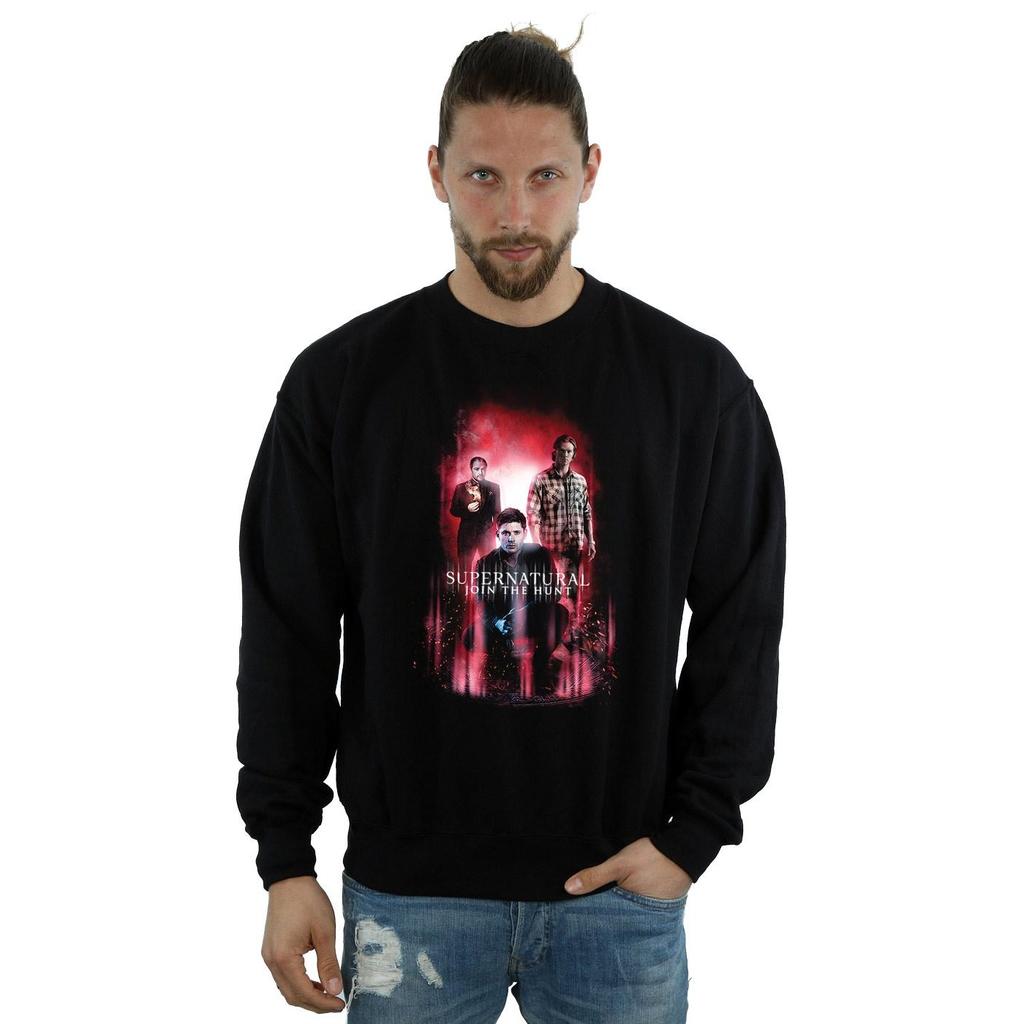Supernatural Mens Group Crowley Sweatshirt