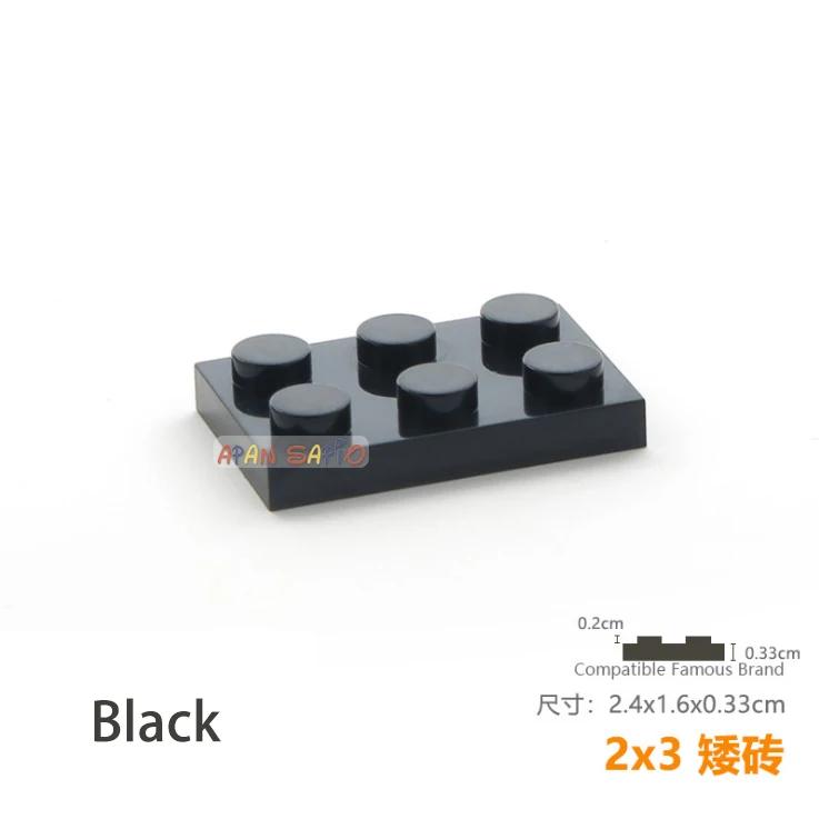 10Pcs/Lot Self-Assembly High-Standard Bricks High-Standard Construction-Set Construction Pieces Premium-Quality Thin Superior-Grade 2X3 Top-Grade