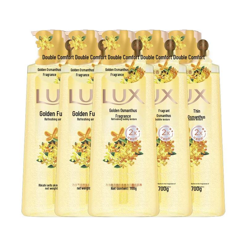 

Lux Foaming Osmanthus Shower Gel, 700g (Pack of 5)