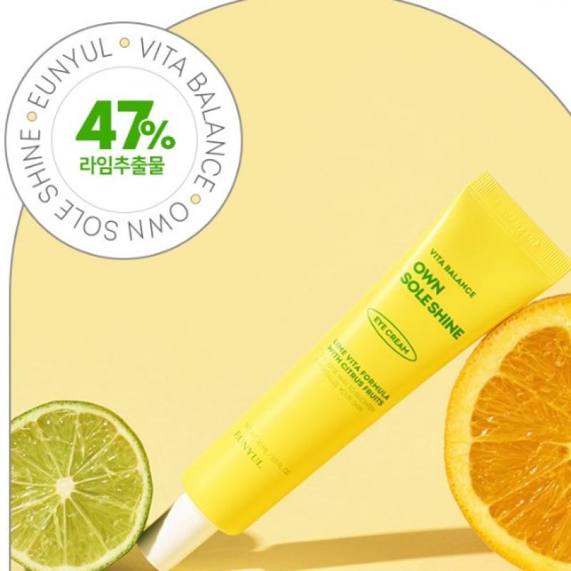 Eun Yul Vita Balance Owned Sol Shine Reincarnation Eye Cream 30ml 1pc  Anti Wrinkle Whitening