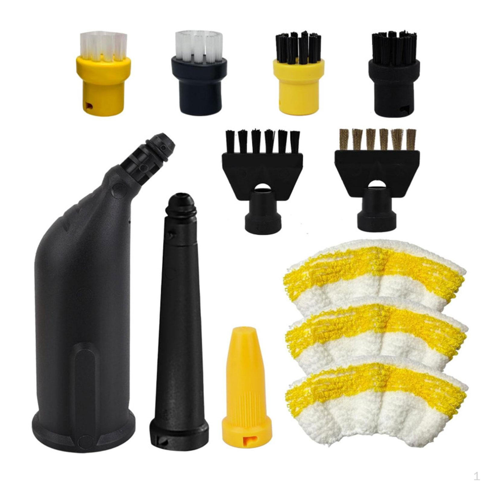 

Accessories Kit Nozzle Round Brushes Replacement for Mop Sofas Grout 12Pcs
