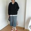 Women's Retro Loose Knit Hooded Cardigan - Autumn/Winter 2025