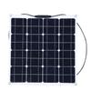 50W Portable Flexible High Efficiency 12V Solar Panel Outdoor for Home  Boat   Yacht   RV