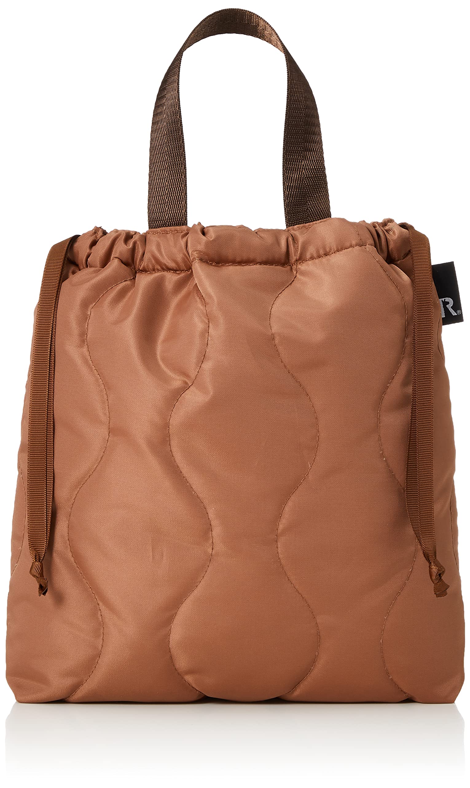 Сумка-тоут ROOTOTE x Nishikawa из переработанного пуха Featherloo Mini, FE.Babyloo.Quilt A 6881, Коричневая