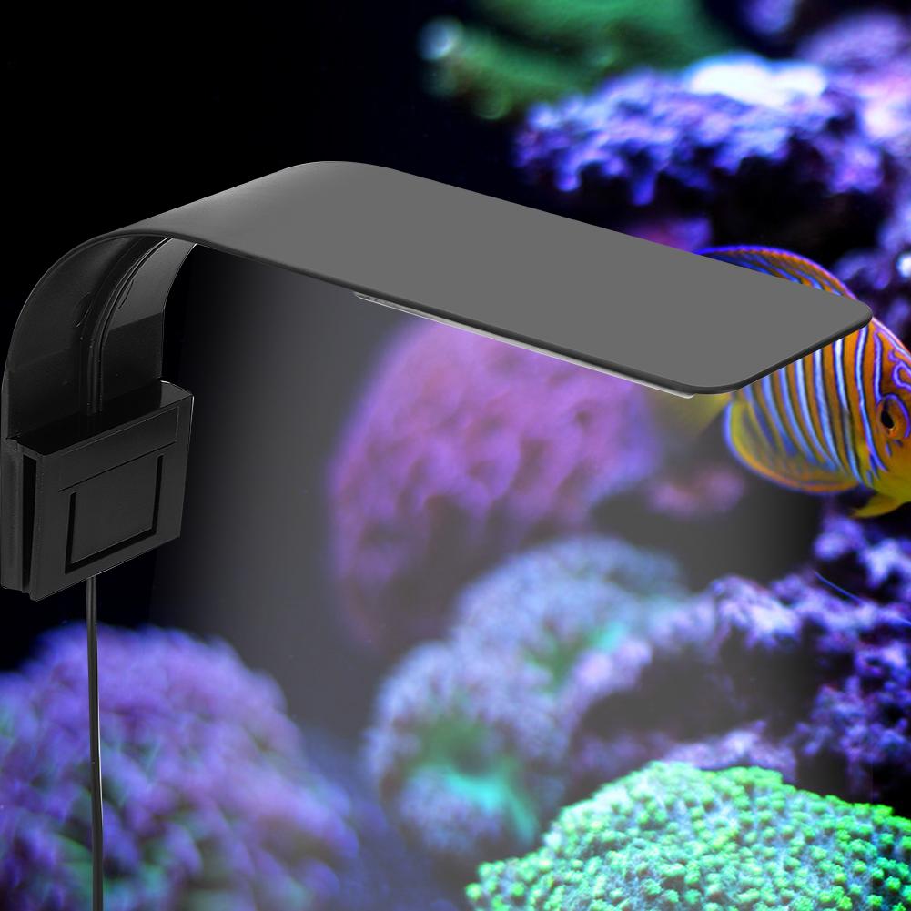 Aquarium Fish Tanks Mini LED Clip Light Water Plants Lighting Lamp Accessory