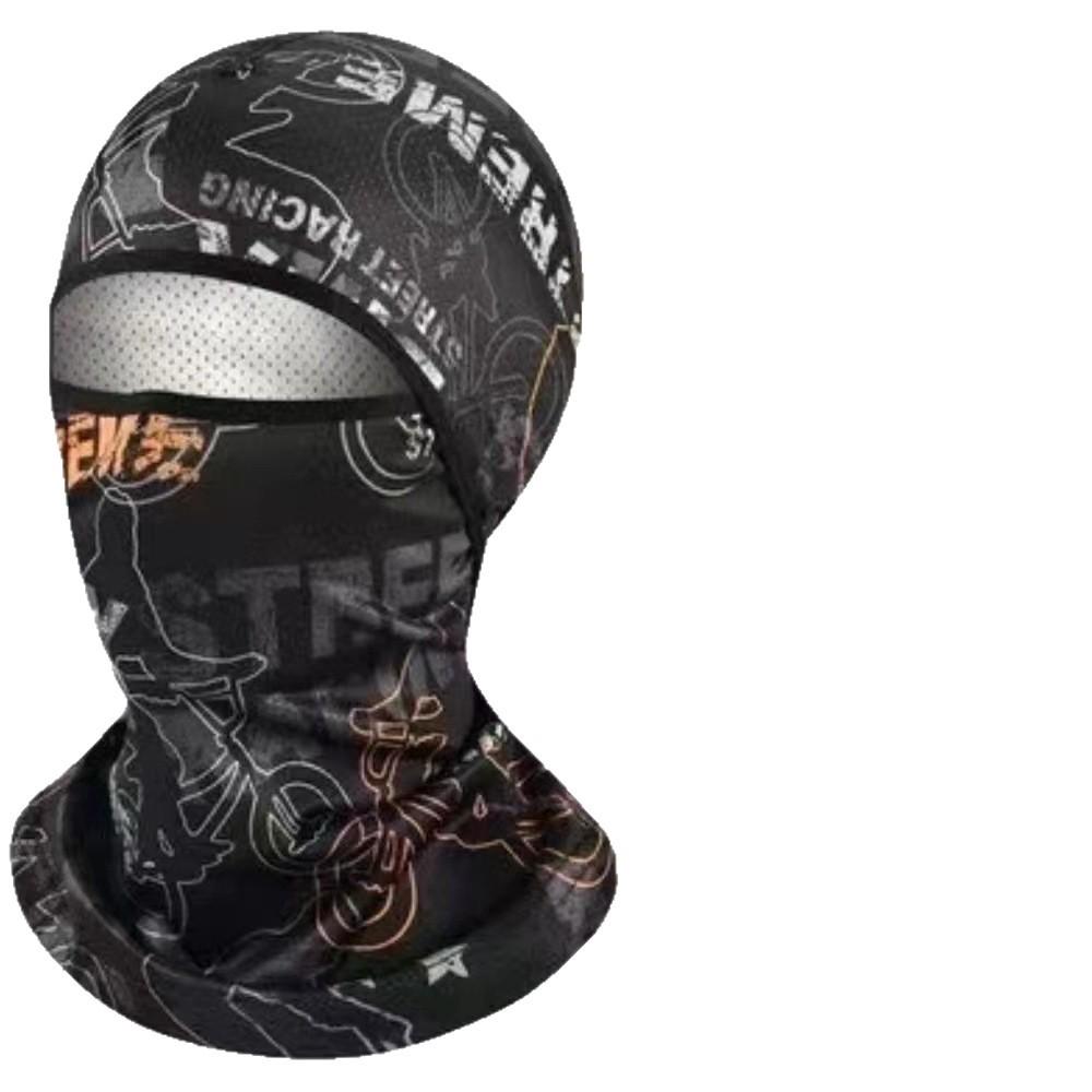 Ice Silk Sun Protection Balaclava – Full Face, Neck, & Headwear Shield for Cycling, Fishing, & Mosquito Defense