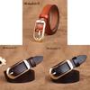 Ceinture en cuir pour femme avec boucle à ardillon pour un style décontracté ou de bureau