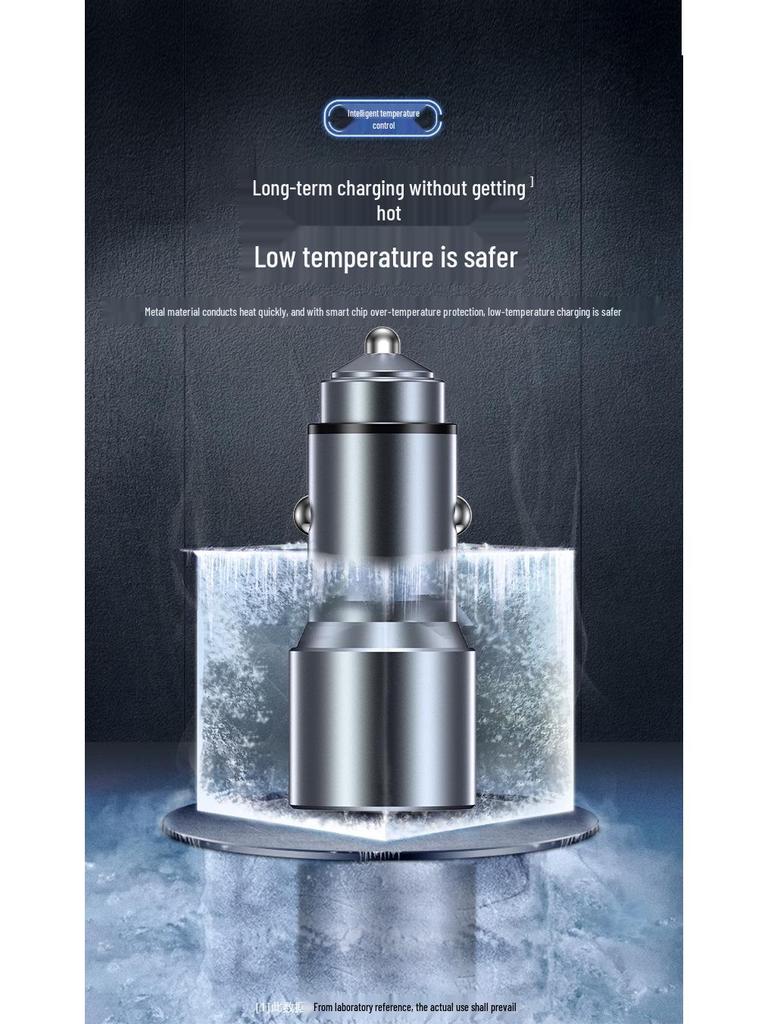 Aluminum Alloy PD20W Car Charger | Fast Charge for Apple Devices