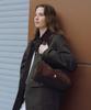 Ostkaka Soft Shoulder Mini Suede Brown