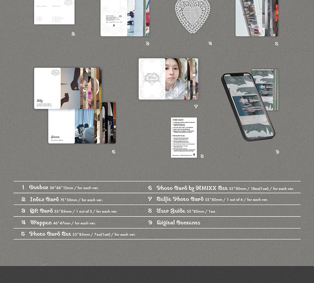 (Album platformowy POCAALBUM Ver.) NMIXX [Blue Valentine] 1. Album studyjny