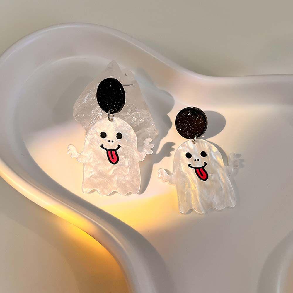 

Earrings Ghost Bat Dangle Ear Hook Jewelry Accessories Halloween Earrings Halloween Dangle Earring