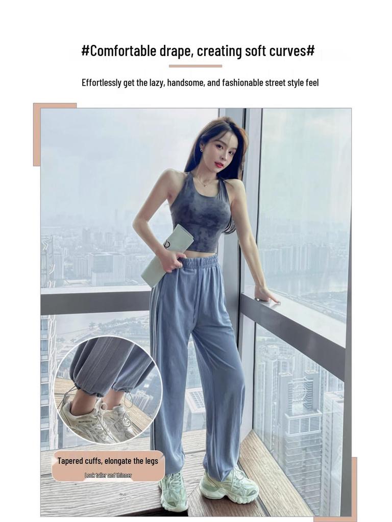 High-Waisted Loose-Fit Yoga Pants for Women - Spring/Autumn Activewear