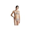 Calvin Klein Jacquard Breathable Sexy Bikini Triangle Underwear Women Underwear Gray Brown QF7403ADPET