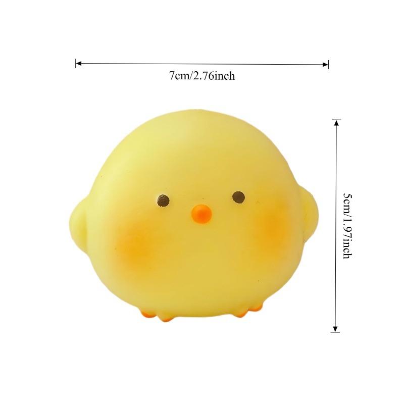 

Super Soft Cute Chick Fidgets Toys Squishy Kawaii Animals Squeeze Toy Stress Relief Toy For Anxiety Adhd Gift For Adults Gifts