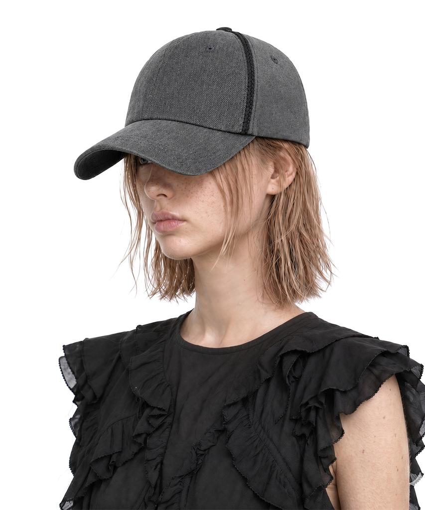 Aeneoaeswi Hair Line Washed Cap Charcoal