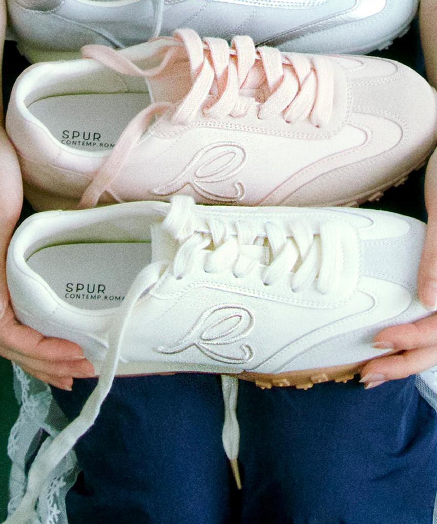Spur Cob Racer Genuine Cowhide Sneakers 3Cm - Vs7073 (2 Colors)