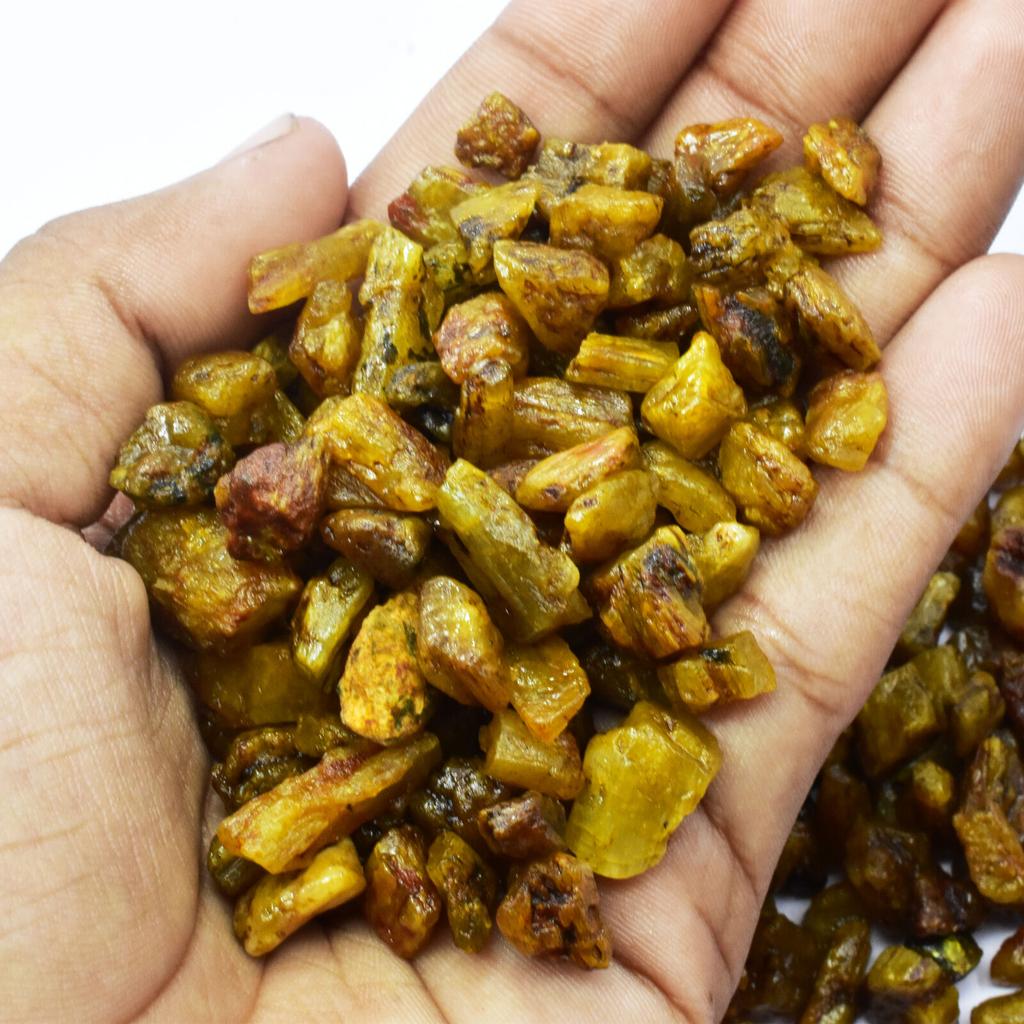1000 Ct NATURAL Yellow Sapphire UNCUT ROUGH Loose Gemstone Lot