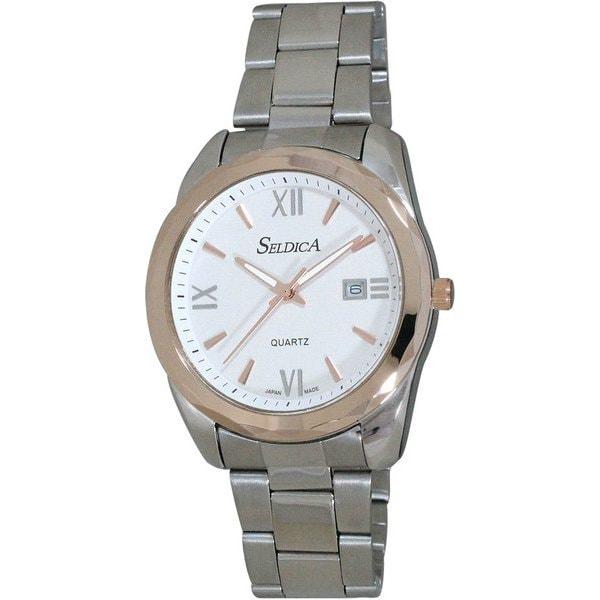 Seldica SD Series Men's Quartz Wrist Watch - Gray / Brown SD-AM049-SVT SD-AM048-WTT SD-AM047-SVT SD-AM050-WTG SD-AM051-WTG Gift Casual Business Sports