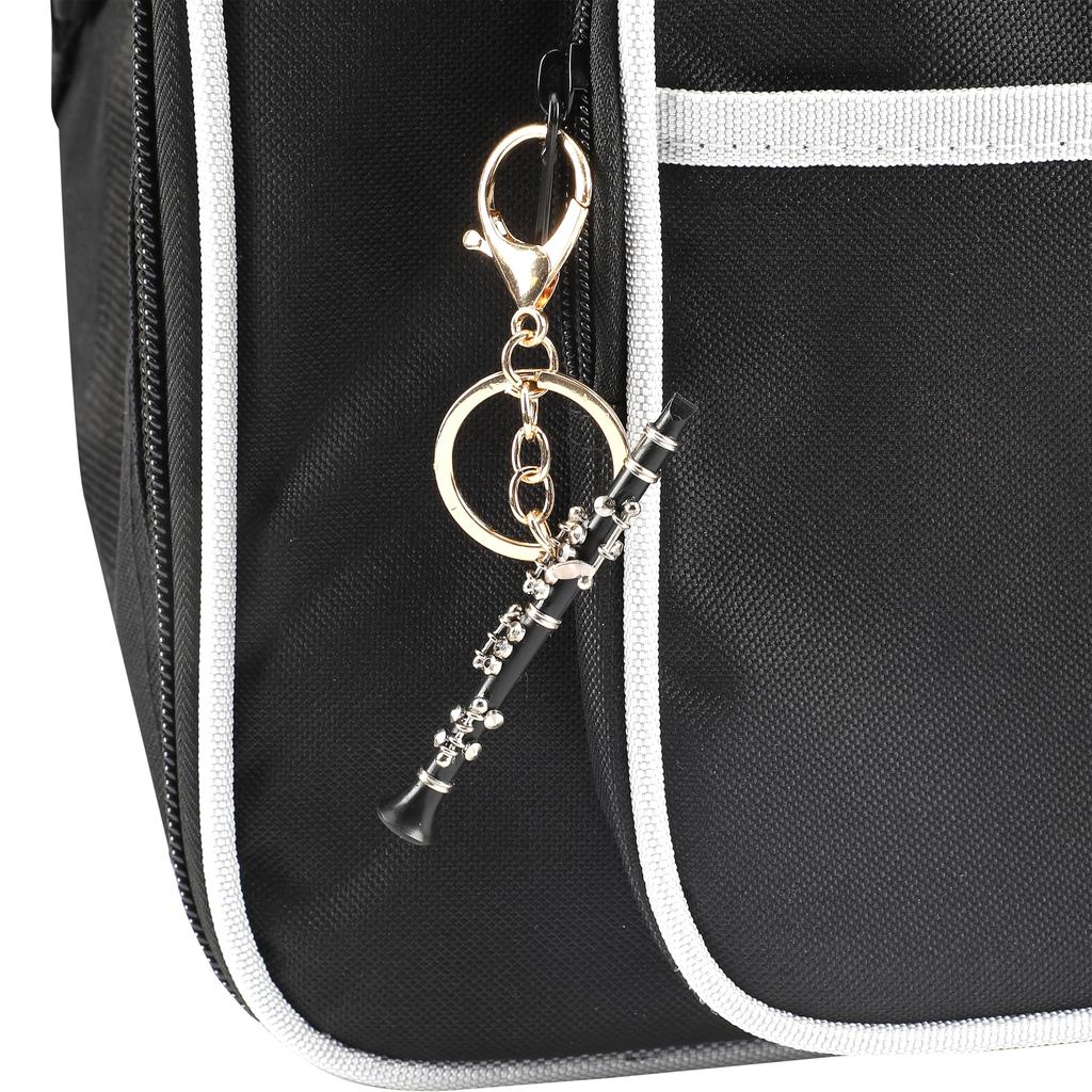 [MoonEmbassy] Miniature Clarinet Musical Instrument Gift Keychain with Clarinet Case
