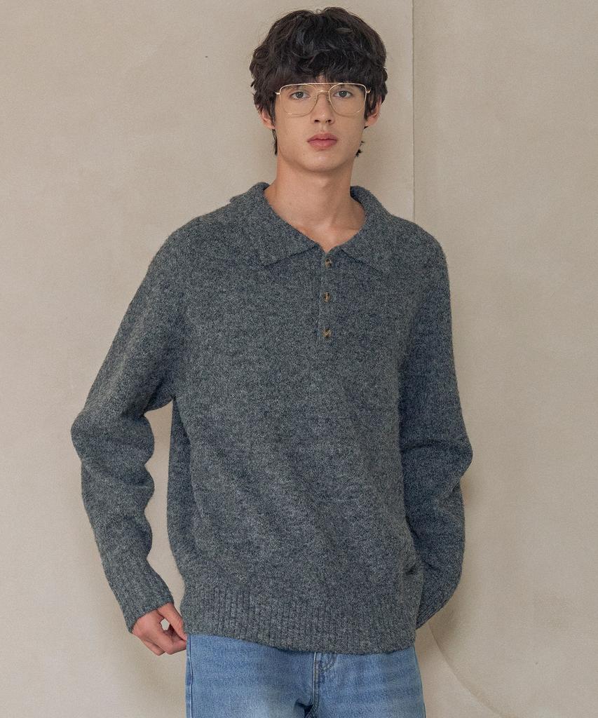 HALBKREIS LAYOUT T20054 Country Wool Knit_Charcoal
