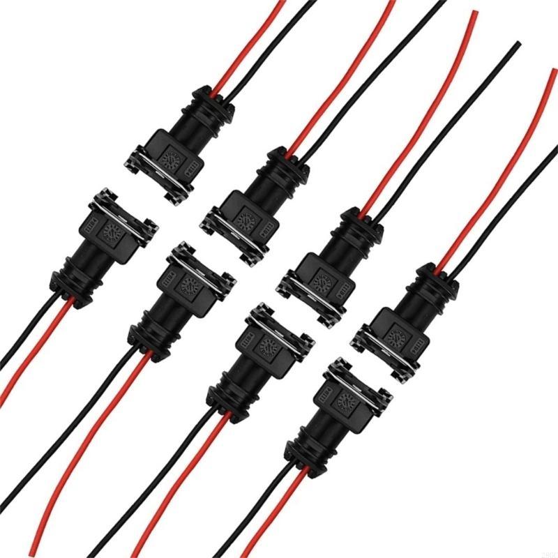 28GC Professional 8PCS EV1 Connector Plugs Injectors Wiring Clips Automotive Electrical System Use Suitable for