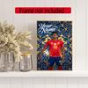 Lamin Yamal Customize Text Diamond Painting Round Diamond Mosaic Suitable For Beginners Diamond Painting Rhinestones Gift Frameless