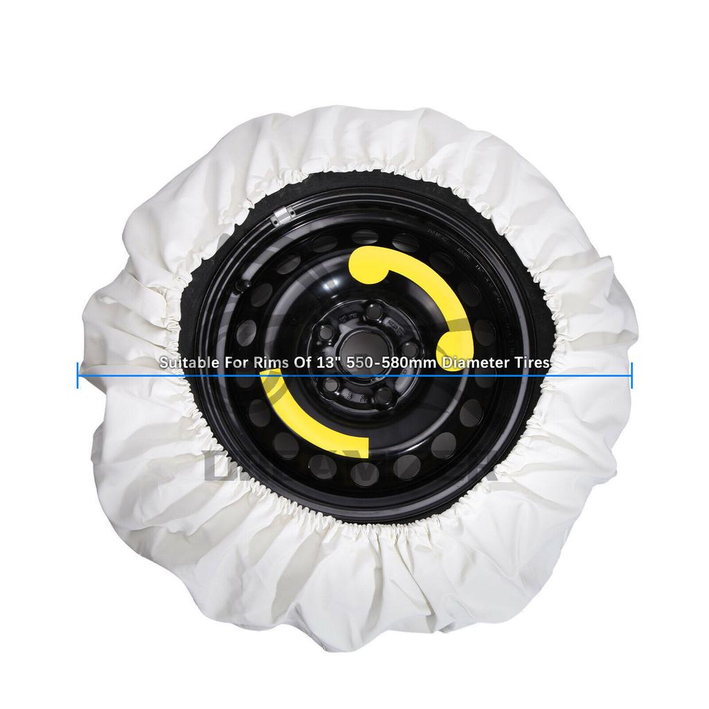 13in Heavy Duty Spare Wheel Tire Tyre Cover PU Leather For 21in-23in Wheel Universal Car Tire Cover Case Spare Tire Wheel