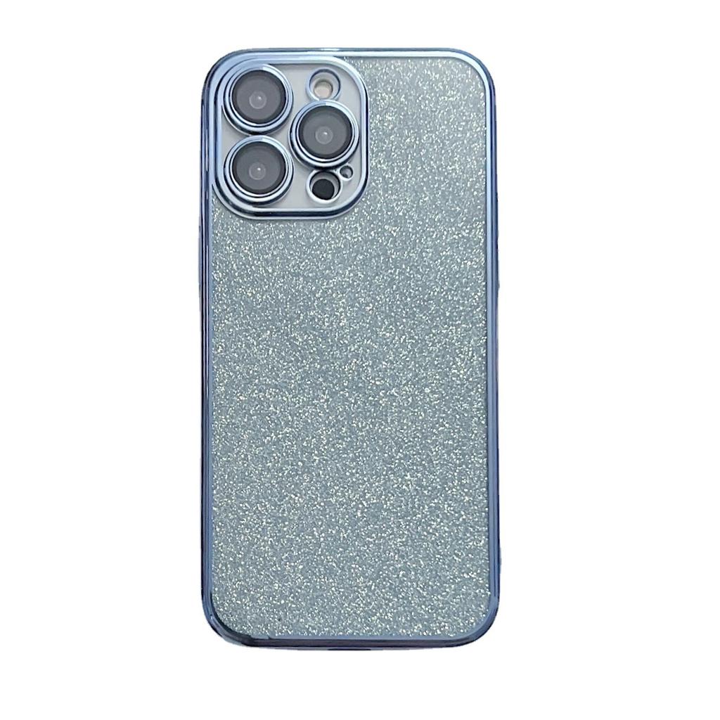 Applicable To IPhone 16 Mobile Phone Case Apple 14/15 Electroplating Full-inclusive 13promax Anti-fall Flash Powder Protective Case Ins