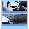 Titanium Silver Alloy Car Windshield Laser Sunshade -Four Layer Physical Material, UV Protection, Heat Insulation, Shading, Car Sunshade, Car Sunshade