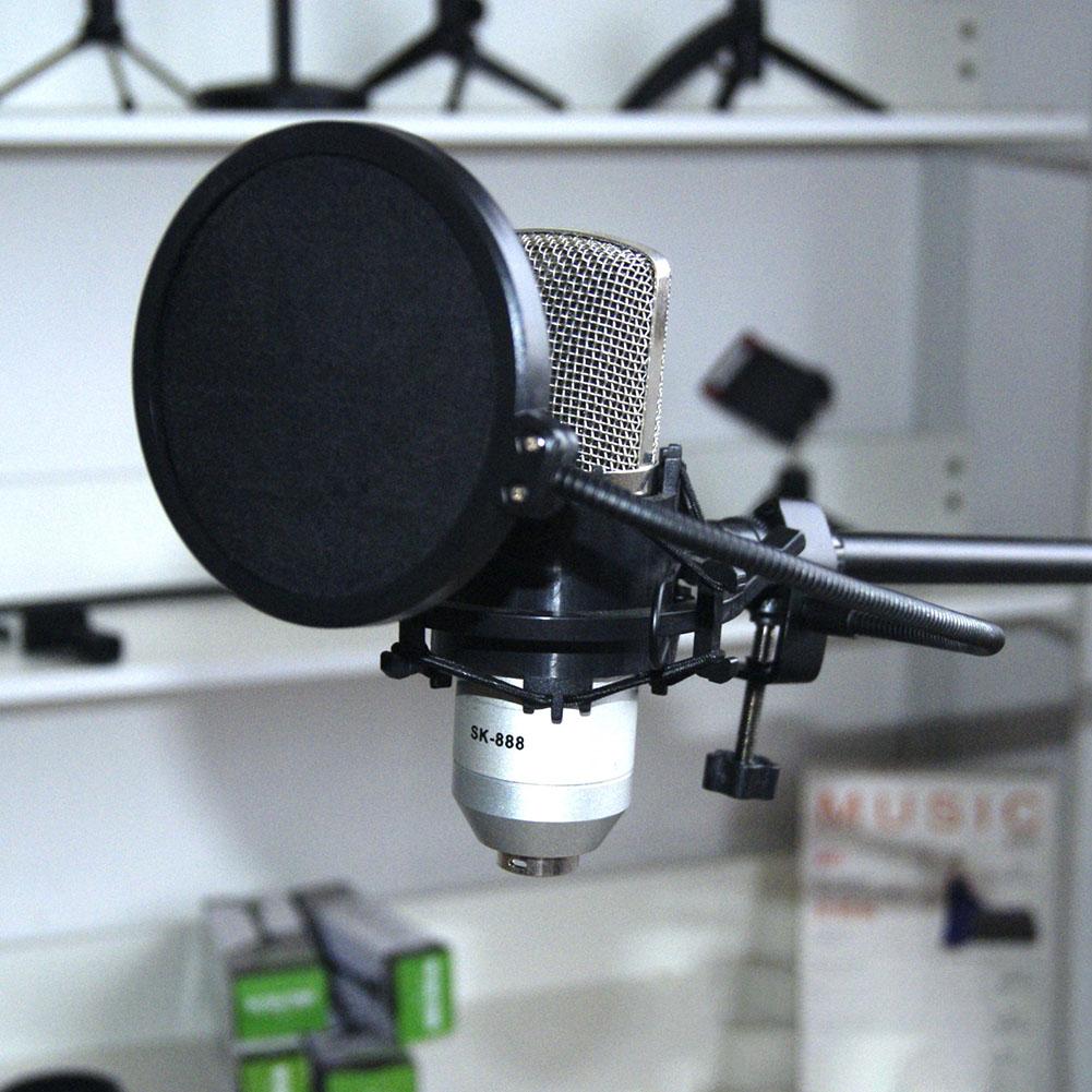 Adjustable Filter Double Layer Flexible Mic Shield