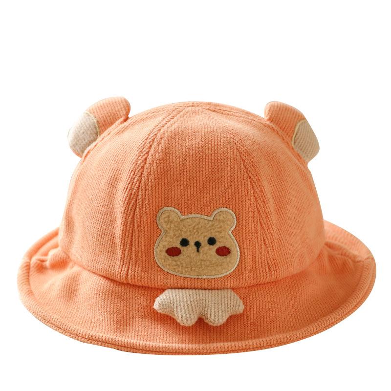 Baby Bucket Hat Spring Autumn Sun Protection Cute Unisex Infant Cap Trendy Toddler Wide Brim Headwear For Boys And Girls